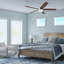 Ventilateur de plafond avec lumière DEL Ashby-615486236