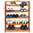 18 Pair Solid Wood Shoe Rack