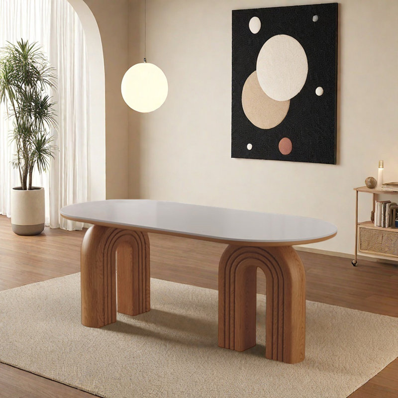 Table de salle à manger Creative Rock, H 29,52 po x L 62,99 po x l 31,49 po