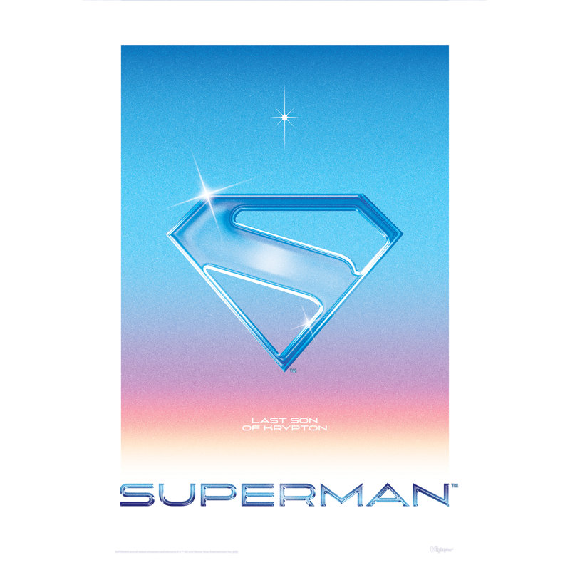 Superman 2025 (dernier fils de Krypton), impression murale Mightyprint
