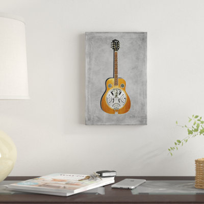 « gretsch cho-bro espagnol, 1970 », impression sur toile tendue