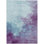 10' X 14' Sky Blue And Purple Abstract Washable Indoor Outdoor Area Rug