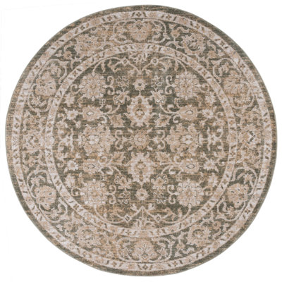 Hazel Power Loomed Oriental Area Rug 