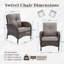 Chaise d'extérieur en osier avec coussins Braxleigh (ensemble de 2)-799464364-799464355