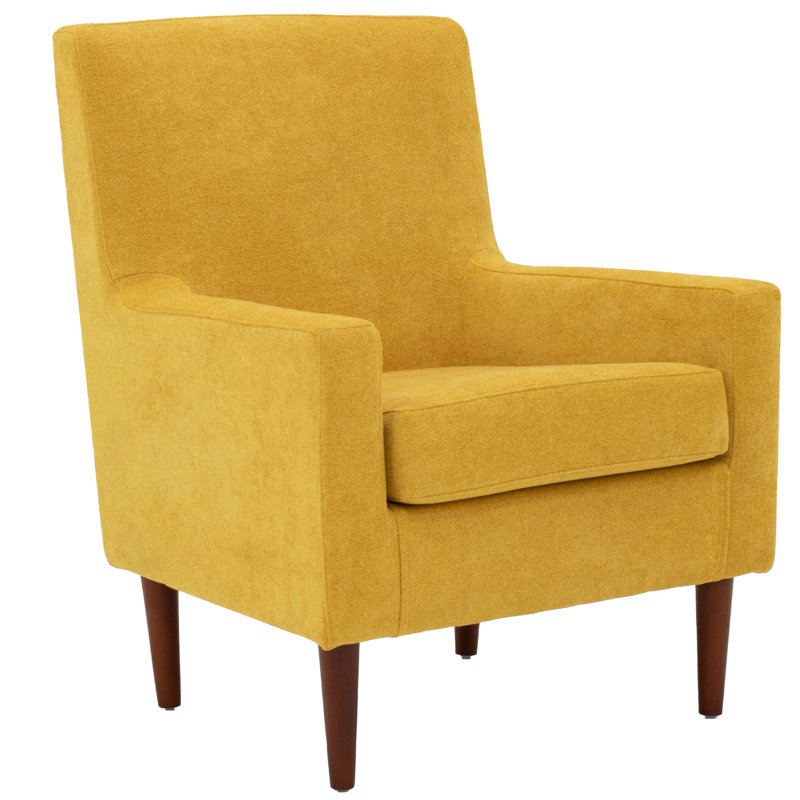 Fauteuil l 28 po Donham, 100% polyester souci Chloe, Brun
