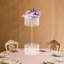 Support à fleurs pour décoration de table de mariage ou de table