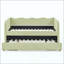 Divan-lit rembourré polyvalent 3 en 1 avec couchette coulissante et poches de rangement latérales, idéal pour les espaces multiples et les espaces restreints-131208704-131208708