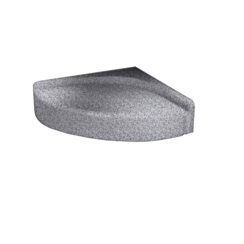 Anti Slip Bath Mats, Gray Granite