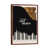 Classic Brown Wood Floater Framed