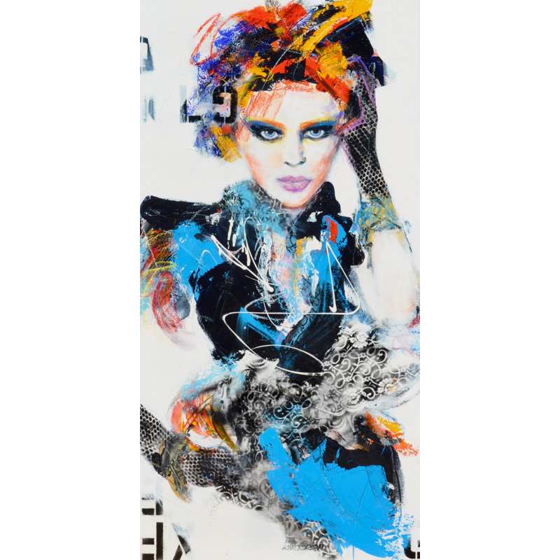 "Extravaganza", reproduction sur toile tendue, H 24 po x l 12 po x P 1,5 po