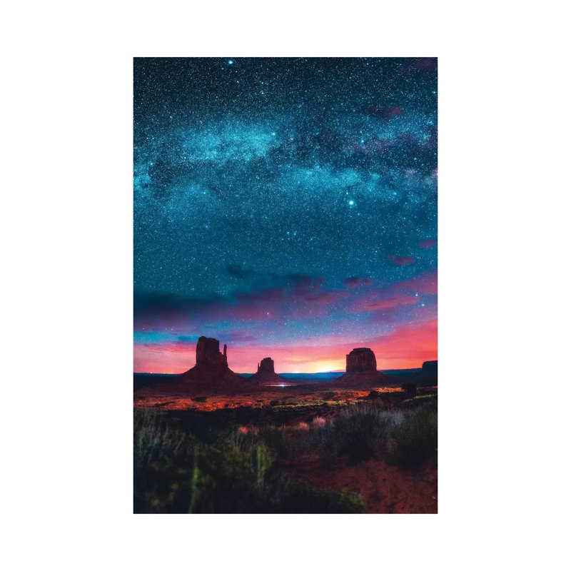 Galactic Canopy - Wrapped Canvas Print, 20.32 cm H x 30.48 cm W