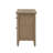 2-Drawer Nightstand With Round Bronze Pull Knobs (Only Nightstand)