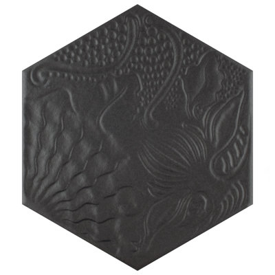 Gaudi Hex 9" x 10" Porcelain Patterned Wall & Floor Tile