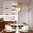 Light Dimmable Tiered Chandelier With Crystal Light