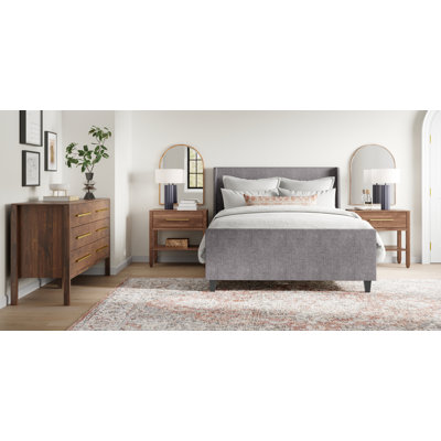 Spenser Upholstered Panel Bed & Reviews | Joss & Main