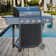 Kenmore 4-Burner Freestanding Open Cart Propane Gas Grill with Side Burner