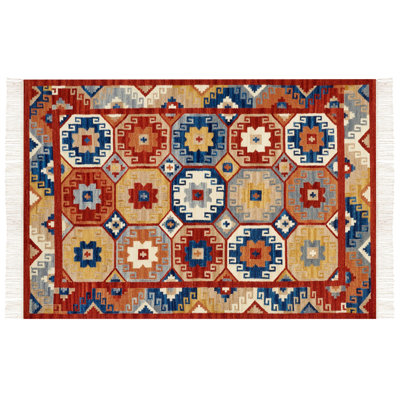 Beda Southwestern Hand Woven Area Rug