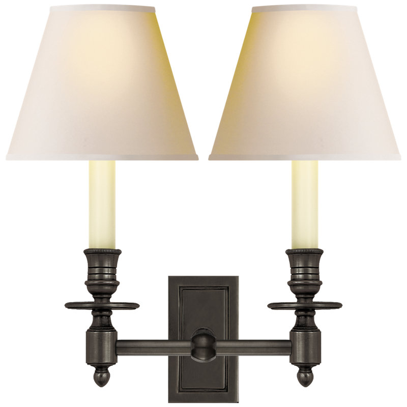 Library 2 - Light Armed Sconce, Bronze