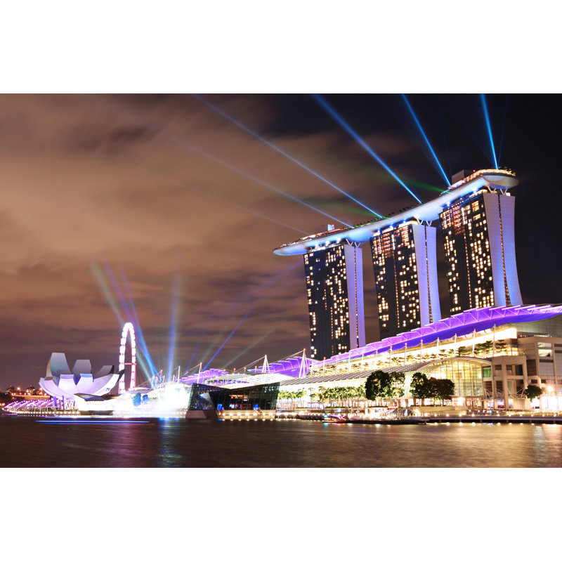 Singapore City Skyline by Leungchopan - Wrapped Canvas Print, 51cm H x 76cm W