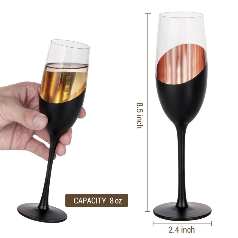 4 Piece 237ml Flute Set