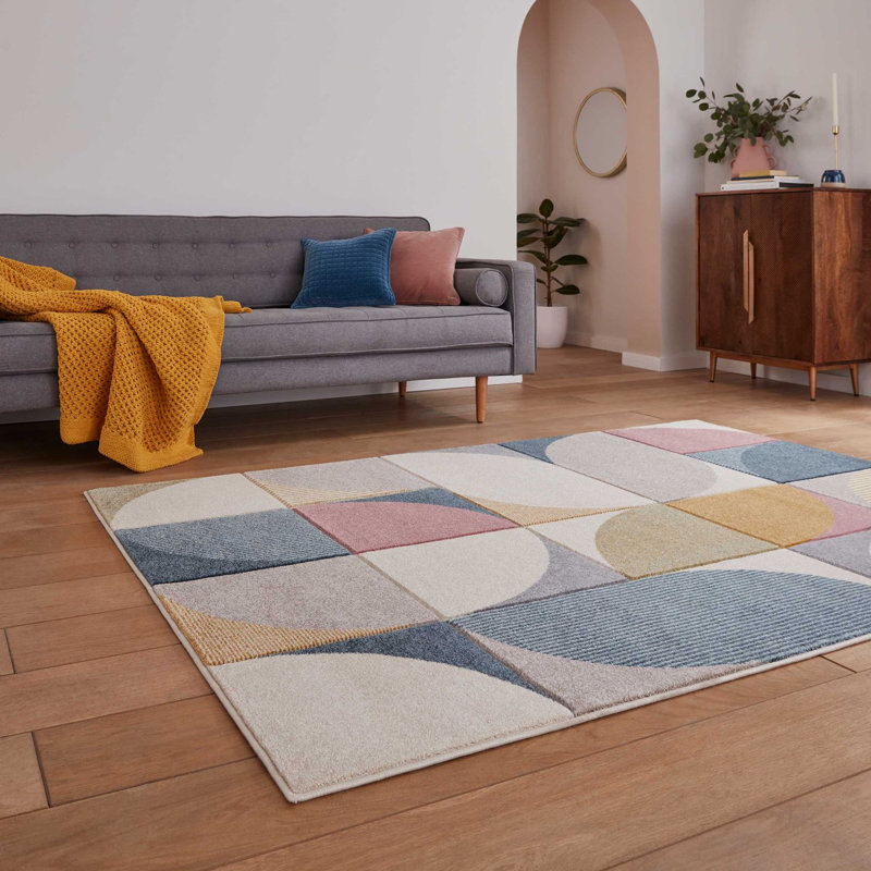 Bairdstown area rug Machine Woven Rectangle Multi coloured, Rectangle 120cm x 170cm