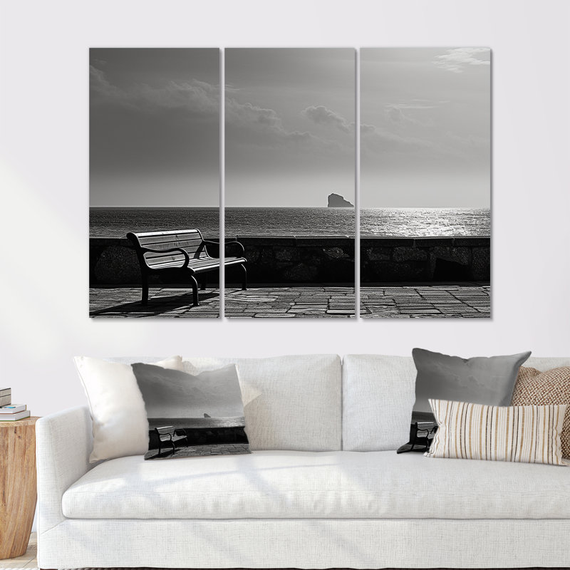 Quach - ensemble d'impression d'art mural vagues côtières, H 40 po x l 60 po x P 1 po