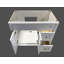 36 " Single Bathroom Vanity Base