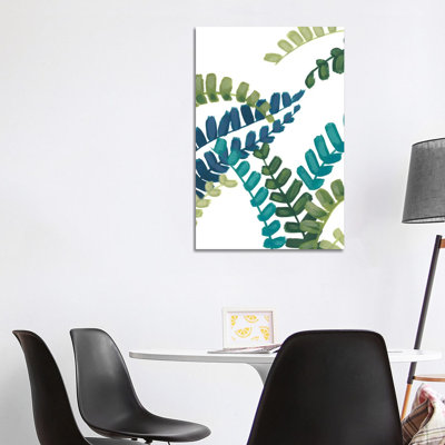 Tropical Thicket I by June Erica Vess - Wrapped Canvas Print
