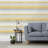Freya Yellow Washed Stripe Wallpaper