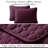 Southshore Fine Linens Southshore Essentials Quilt Set in Purple, Double-Brushed Microfiber Oversized Embroidered Lightweight Quilt with 2 Standard Pillow Shams, Full / Queen-879174330-879213757