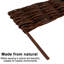Bordure en bois tissé naturel H 16 po x l 48 po-116270647