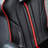 Inbox Zero Swiveling PC & Racing Game Chair with Built-in Speakers in Black