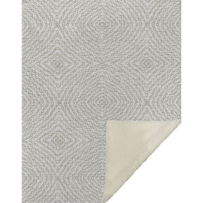 One Pixie Street Neutral 50" x 70" Sherpa Throw Blanket, Neutral