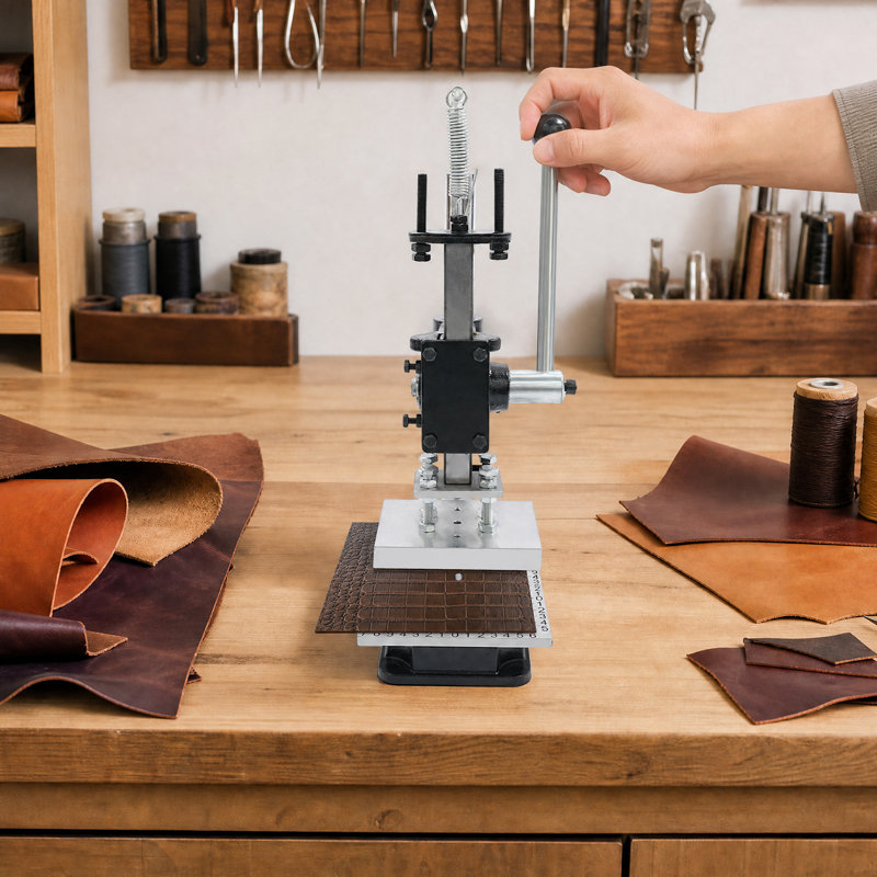 Precision-engineered Manual Stamping Machine with Standard M12 Mold Hole