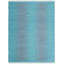 Tapis turquoise en coton tissé à la main Cayman-22809796