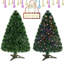 Arbre de Noël artificiel pin vert 3 pi avec lumières multicolores