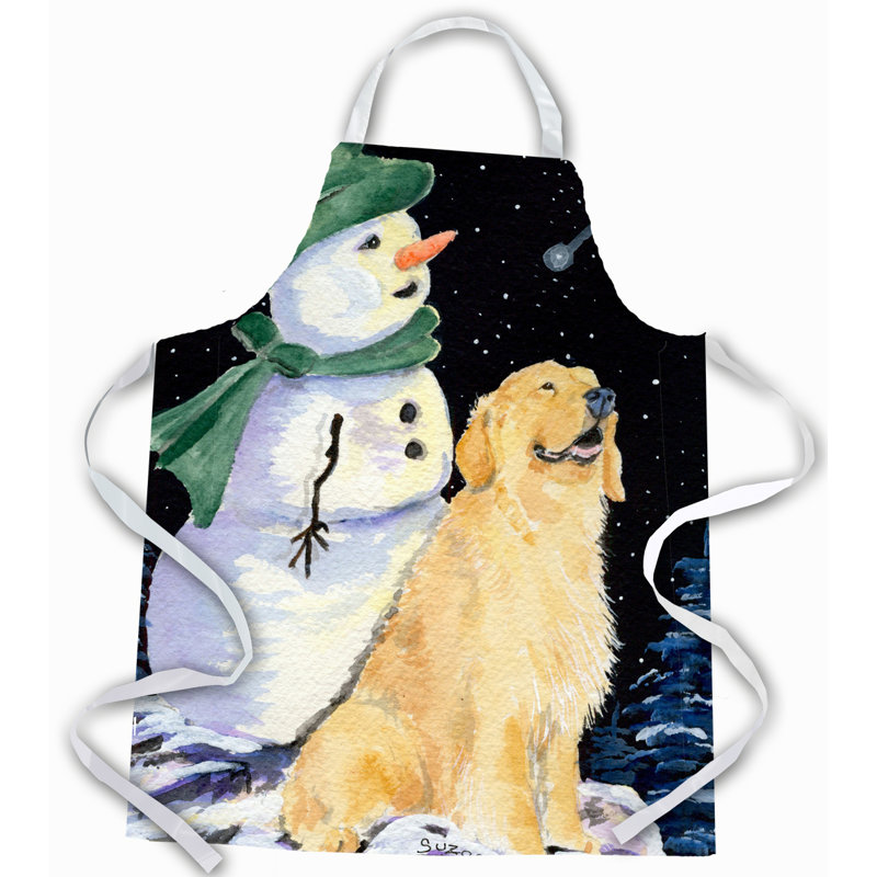 No Pattern Bib Apron