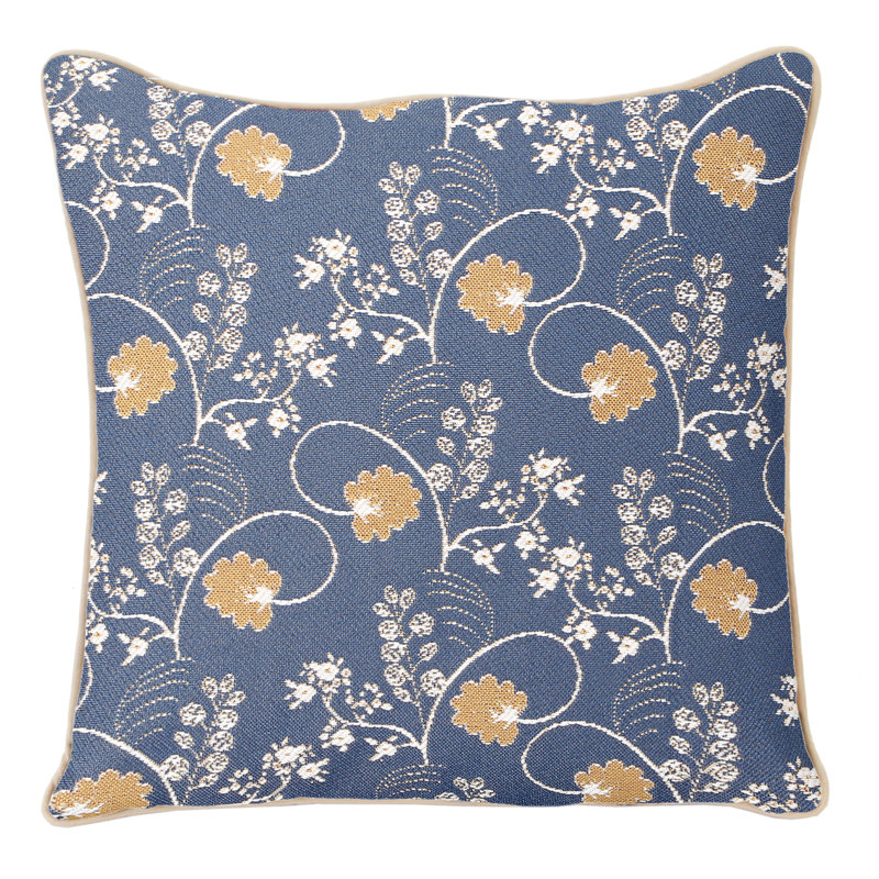 Housse de coussin - Jane Austen - bleu