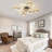 Jacco 37'' Ceiling Fan with 8 LED Lights