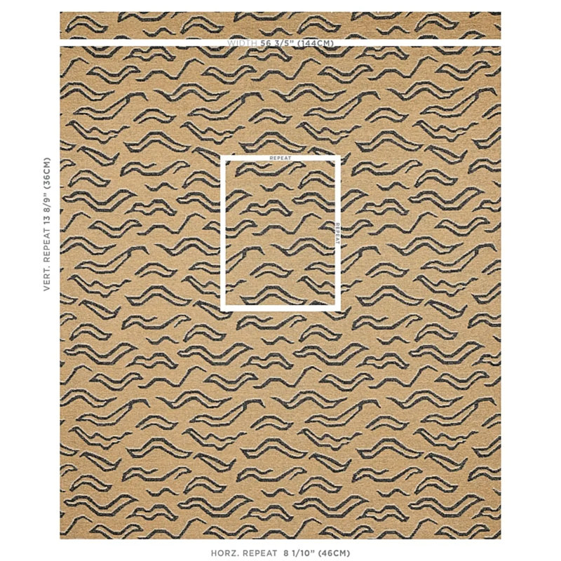 Kata Fabric, Camel/Black