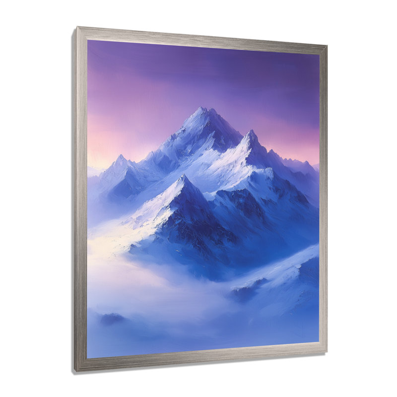 Gocio - paysages, impressions d'art mural, H 32 po x l 16 po, Impression d'un seul cadre photo, Argent argent