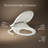 PureWash M250 Round Bidet Toliet Seat, Manual Non-Electric Bidets for Existing Toilets-20789745