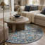 Tapis performance d'intérieur bleu / gris / doré Madrid-109706411