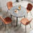 Kysha 4 - Person Four Leg Dining Set-851292461