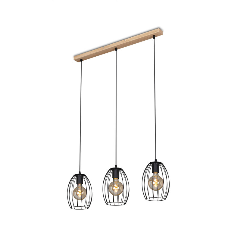 Waktu 3 - Light Black Kitchen Island Pendant