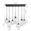 Luminaire suspendu géométrique à 7 lumières pour îlot de cuisine Kayanne-69849914