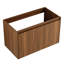 Lavabo de meuble-lavabo de 30 po - attrait moderne, charnières, contreplaqué, teinte noyer, fixation à flotteur, pour petite salle de bain-1966445998-1966445997