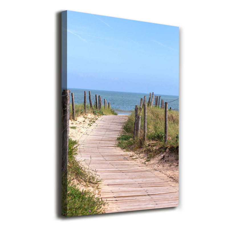Path To The Beach - Wrapped Canvas Print