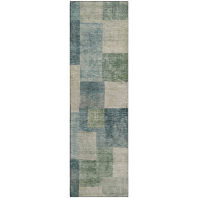 Premium Machine Washable Alijah AMF1261 Geometric Rug