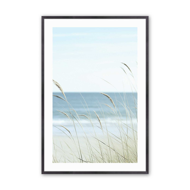 Berceuse océanique II, Cadre photo simple en zinc vieilli, H 17,25 po x l 13,25 po